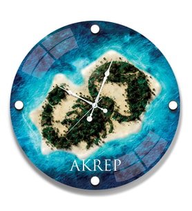 Akrep Cam Saat - 40 cm