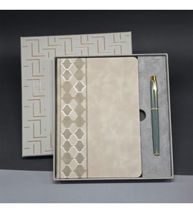 Deri Defter Ve Kalem Set