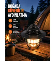 Uzun Ömürlü Bataryalı Outdoor Led Gece Lambası