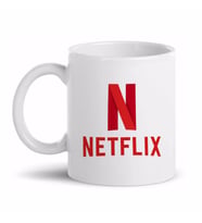 Netflix Baskılı Kupa Bardak D03 (Beyaz)