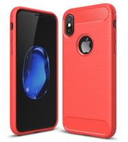 İphone XXS Dark Ultra Koruma Karbon Fiber Silikon Kılıf-(5775) - EEEEEE3587-3997