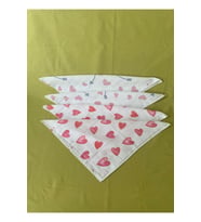 Oeko-Tex Sertifikalı %100 Pamuk Müslin Bebek Ağız Mendili – 4'li Set (40x35 cm)