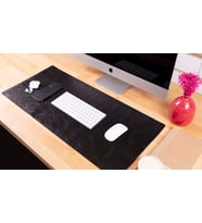 Deri Masa Matı 80*37cm RST1 Siyah (Gri)