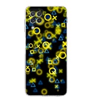 Samsung Galaxy A22  Kamera Korumalı  Kapak Semboller  Tasarımlı  Şeffaf Kılıf