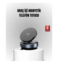 Mey İthalat® Vakum Adsorpsiyonlu Manyetik Telefon Tutucu Güçlü N52 360° Evrensel Uyumluluk