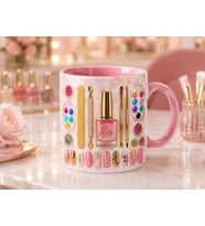 Kişiye Özel Nail Art / Protez Tırnak Uzmanı Kupa Bardak
