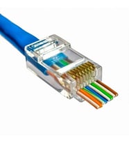 Powermaster EZRJ45 Cat5-Cat6 Açık Uçlu Soket 8P-8C (100 Adet)