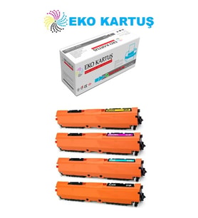Eko Kartuş Canon I-Sensys LBP-7010C (CE310-CE311-CE312-CE313) Muadil Toner (Siyah)