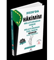 Hakimim Milletlerarası Hukuk ve Milletlerarası Özel Hukuk Açıklamalı Soru Bankası 3. Baskı Dizgi