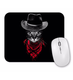 Kovboy Cat Kedi Mouse Pad.jpg