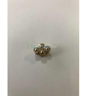 Gömme Pirinç Bilyalı Çıt Çıt Tekerlek 5 Mm.-4 Adet