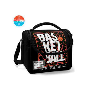 Coral High Kids Turuncu Siyah Basketbol Thermo Beslenme Çantası 11779