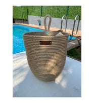 STD Poşetlik Saman Renk Dekoratif Poşet Düzenleyici 23*25 Cm Klasik