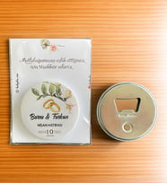 10 Adet Söz, Nişan, Nikah, Düğün Hediyesi Buton Açacak Magnet Kart ve Ambalajlı Tek Tek (btnmg12)