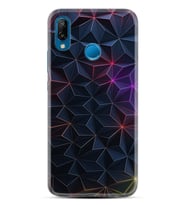 Huawei P20 Lite Mate 10 20 Lite Pro P40 Lite KılıfDesemli Silikon Renkli Prizmalar 1783