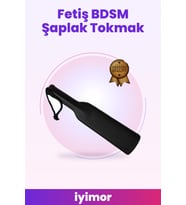 Deri Fetiş BDSM Şaplak Tokmak (Siyah) – iyimor