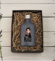 BK Gift Hediye Kutulu Kişiye Özel The Baba Karikatürlü Antrasit Tasarım Cam Şişede 200 ml Kolonya-5, Babaya Hediye, Babalar Günü Hediyeleri, Hediyelik Baskılı Kolonya