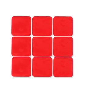 Kare Çift Taraflı Yapışkan Bant - 45*45 mm (10 Adet)