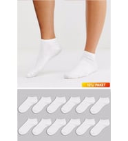 Erkek Pamuklu Premium Spor Çorap 12 Li Paket