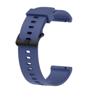 Galaxy Watch Active 2 40mm KRD-46 Suya Dayanıklı Tırtıklı Desen Silikon Kordon Lacivert