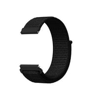 Samsung Gear S3 (22mm) Uyumlu Kordon Hasır Örgü Cırt Cırtlı Terletmeyen Zore KRD-03 Kumaş Kayış