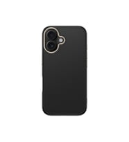 iPhone 16 Kılıf M-safe Şarj Özellikli Karbon Fiber Görünümlü Antina Kılıf (Siyah)