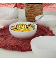 Keramika Mat Beyaz Delta Çorba Kasesi 14 Cm 6 Adet