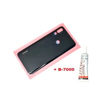 Tkgz Huawei Uyumlu Y9 Prime 2019 Arka Pil kapağı (B-7000) SİYAH