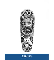 TQB-215 ASLAN KRAL VE ZEUS DESEN GEÇİCİ KOL DÖVMESİ-TATTO