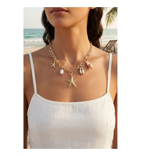 Mey İthalat® Maris Deniz Yıldızı Charm Kolye