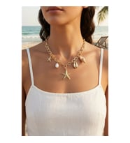 Mey İthalat® Maris Deniz Yıldızı Charm Kolye