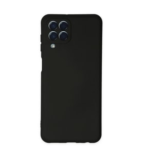 Samsung Galaxy M33 Kılıf Nano İçi Kadife Silikon - Siyah