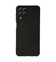 Samsung Galaxy M33 Kılıf Nano İçi Kadife Silikon - Siyah