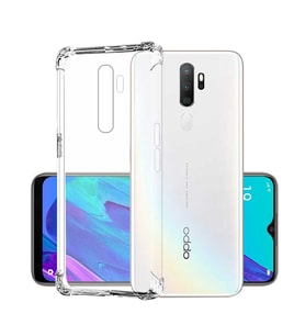Oppo A5 2020 Uyumlu Kılıf Zore Nitro Anti Shock Silikon (Renksiz)