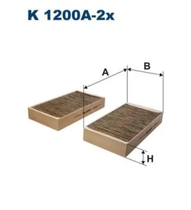 FILTRON K1200A2X Polen Filtresi (Karbonlu) A1648300218