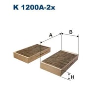 FILTRON K1200A2X Polen Filtresi (Karbonlu) A1648300218