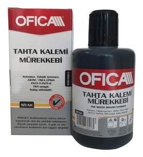 Ofica Tahta Kalemi Mürekkebi 100 Ml. Fmm-06S Siyah