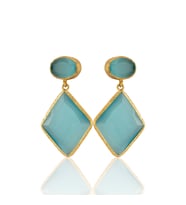 Kadir Jewellery 22 Ayar Altın Kaplama Kadın Sallantılı Küpe -El İşçiliği Ve Hipoalerjenik Küpe