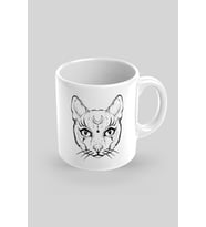 Kedi Baskılı Kupa Bardak