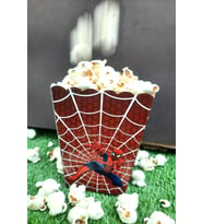 8'li Örümcek Adam Mısır Kutusu - PopCorn Kutusu - Doğum Günü İkram Hediye 