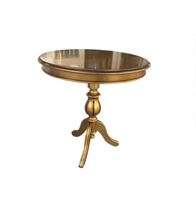 Fiskos 17378 Baba ayak Parlak Kayın Arslan ayak MDF tabla Parlak Gold El Yapım
