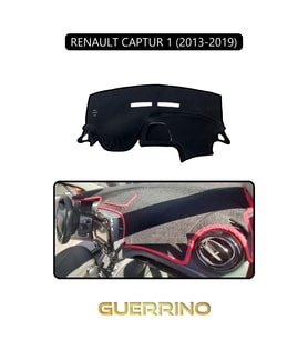 RENAULT CAPTUR 1 (2013-2019)TORPİDO KORUMA HALISI SİYAH KENAR