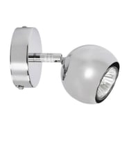 MYLİGHTS krom SPOT TEKLİ KÜRE PANASONIC GÜN IŞIĞI AMPULLÜ hareketli duvar aplik  