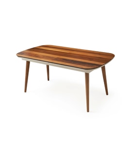 Çınar Ortadan Açılır Büyüyen Yemek Masası Ceviz 80x130cm
