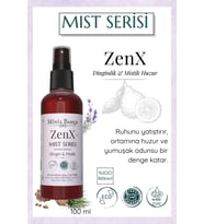 ZenX Mist – Lavanta, Sandal Ağacı ve Sedir Yağlı Dinginlik Veren Aromaterapi Vücut Spreyi (100 ml) (Sarı)