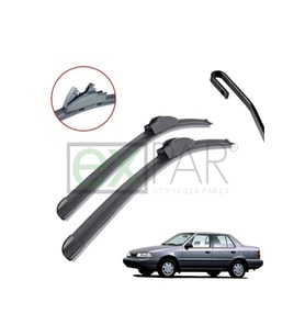 Hyundai̇ Excel Ön Cam Si̇lecek Süpürgesi̇ Takimi 1994 - 2000 Hunday Exel Ön Si̇lecek Sağ Sol Uyumlu