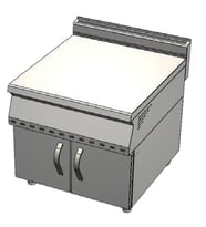 CSA Karacasan 900 Seri Dolaplı 80 cm Nötr Ara Tezgah