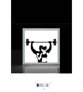 Led Aydınlatma Sportix 54w Led Avize-genç Odası Aydınlatma-60x60