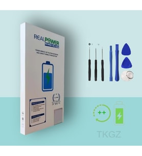 Tkgz - İphone 13 MİNİ - Uyumlu Pil Sıfır Güçlendirilmİş + Tamir Seti - Realpower