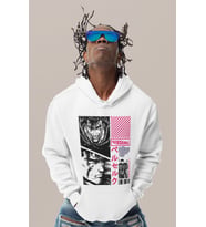 Özel Tasarım Berserk Guts Baskılı Unisex Oversize Anime Karakter Hoodie